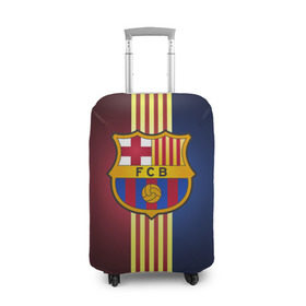 Чехол для чемодана 3D с принтом Barcelona FC , 86% полиэфир, 14% спандекс | двустороннее нанесение принта, прорези для ручек и колес | барса | барселона | испания | клуб | фк | футбол | футбольный
