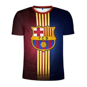 Мужская футболка 3D спортивная с принтом Barcelona FC , 100% полиэстер с улучшенными характеристиками | приталенный силуэт, круглая горловина, широкие плечи, сужается к линии бедра | барса | барселона | испания | клуб | фк | футбол | футбольный
