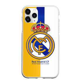 Чехол для iPhone 11 Pro матовый с принтом Real Madrid CF , Силикон |  | football | испания | клуб | мадрид | реал | фк | футбольный