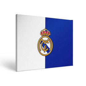 Холст прямоугольный с принтом Real Madrid , 100% ПВХ |  | Тематика изображения на принте: football | испания | клуб | мадрид | реал | фк | футбольный
