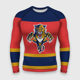 Мужской рашгард 3D с принтом Florida Panthers ,  |  | Тематика изображения на принте: florida panthers | hockey | nhl | нхл | хоккей