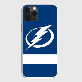 Чехол для iPhone 12 Pro Max с принтом Tampa Bay Lightning , Силикон |  | hockey | nhl | tampa bay lightning | нхл | хоккей