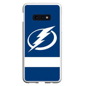 Чехол для Samsung S10E с принтом Tampa Bay Lightning , Силикон | Область печати: задняя сторона чехла, без боковых панелей | hockey | nhl | tampa bay lightning | нхл | хоккей