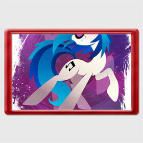 Магнит 45*70 с принтом My littlle pony Vinyl Scratch , Пластик | Размер: 78*52 мм; Размер печати: 70*45 | Тематика изображения на принте: 