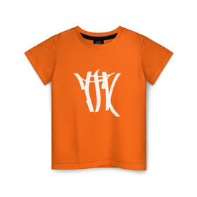 Детская футболка хлопок с принтом ТГК , 100% хлопок | круглый вырез горловины, полуприлегающий силуэт, длина до линии бедер | триагрутрика