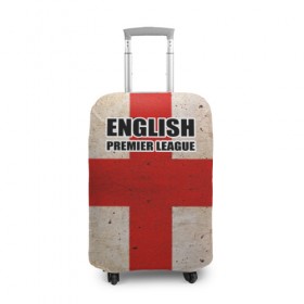 Чехол для чемодана 3D с принтом English Premier League , 86% полиэфир, 14% спандекс | двустороннее нанесение принта, прорези для ручек и колес | euro | англия | болельщик | премьер лига | футбол | футболист | чемпионат европы