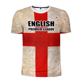 Мужская футболка 3D спортивная с принтом English Premier League , 100% полиэстер с улучшенными характеристиками | приталенный силуэт, круглая горловина, широкие плечи, сужается к линии бедра | euro | англия | болельщик | премьер лига | футбол | футболист | чемпионат европы