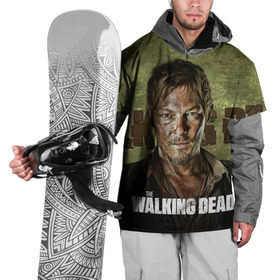 Накидка на куртку 3D с принтом Дэрил Диксон , 100% полиэстер |  | Тематика изображения на принте: ходячие мертвецы