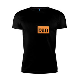 Мужская футболка премиум с принтом Unban Pornhub , 92% хлопок, 8% лайкра | приталенный силуэт, круглый вырез ворота, длина до линии бедра, короткий рукав | 
