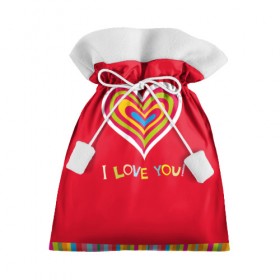 Подарочный 3D мешок с принтом Милое сердечко , 100% полиэстер | Размер: 29*39 см | любовь | поцелуй | святой валентин | сердце | счастье | я люблю тебя