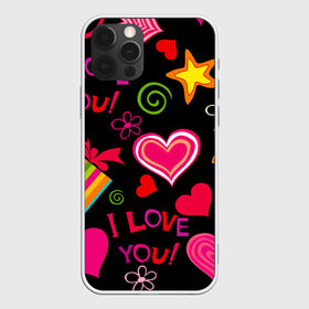 Чехол для iPhone 12 Pro Max с принтом Праздник любви , Силикон |  | любовь | поцелуй | праздник | святой валентин | сердце | счастье | я люблю тебя