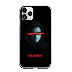 Чехол для iPhone 11 Pro матовый с принтом Mr Robot , Силикон |  | Тематика изображения на принте: fsociety | mr robot | анонимус | мистер робот