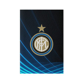 Обложка для паспорта матовая кожа с принтом Inter Milan , натуральная матовая кожа | размер 19,3 х 13,7 см; прозрачные пластиковые крепления | Тематика изображения на принте: inter | milan | интер | италия | милан | футбол | футболист