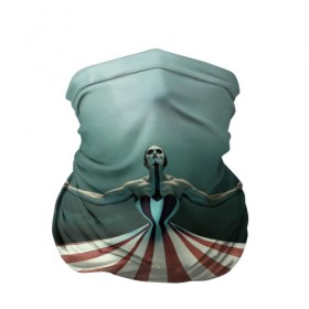 Бандана-труба 3D с принтом American Horror Story , 100% полиэстер, ткань с особыми свойствами — Activecool | плотность 150‒180 г/м2; хорошо тянется, но сохраняет форму | 