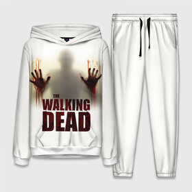 Женский костюм 3D (с толстовкой) с принтом The Walking Dead ,  |  | the walking dead | америка | апокалипсис | глен | дерил | зомби | карл | кровь | рик | сша | ходячие мертвецы