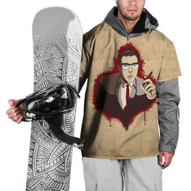 Накидка на куртку 3D с принтом Dr. Thredson , 100% полиэстер |  | американская история ужасов