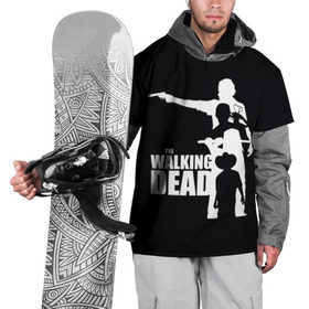 Накидка на куртку 3D с принтом The Walking Dead , 100% полиэстер |  | the walking dead | америка | апокалипсис | глен | дерил | зомби | карл | кровь | рик | сша | ходячие мертвецы