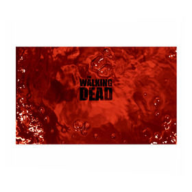 Бумага для упаковки 3D с принтом The Walking Dead , пластик и полированная сталь | круглая форма, металлическое крепление в виде кольца | the walking dead | америка | апокалипсис | глен | дерил | зомби | карл | кровь | рик | сша | ходячие мертвецы