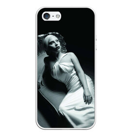 Чехол для iPhone 5/5S матовый с принтом Lady Gaga , Силикон | Область печати: задняя сторона чехла, без боковых панелей | american horror story | американская история ужасов