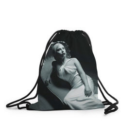 Рюкзак-мешок 3D с принтом Lady Gaga , 100% полиэстер | плотность ткани — 200 г/м2, размер — 35 х 45 см; лямки — толстые шнурки, застежка на шнуровке, без карманов и подкладки | american horror story | американская история ужасов