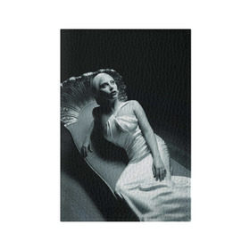 Обложка для паспорта матовая кожа с принтом Lady Gaga , натуральная матовая кожа | размер 19,3 х 13,7 см; прозрачные пластиковые крепления | Тематика изображения на принте: american horror story | американская история ужасов
