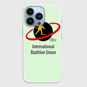 Чехол для iPhone 13 Pro с принтом IBU ,  |  | biathlon | ibu | international biathlon union | биатлон | гонка | зимний спорт | кубок мира | олимпиада | спорт | спринт | чемпионат | чемпионат мира | эстафета