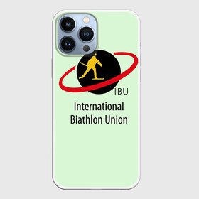 Чехол для iPhone 13 Pro Max с принтом IBU ,  |  | biathlon | ibu | international biathlon union | биатлон | гонка | зимний спорт | кубок мира | олимпиада | спорт | спринт | чемпионат | чемпионат мира | эстафета