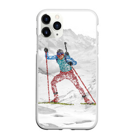 Чехол для iPhone 11 Pro Max матовый с принтом Спортсмен биатлонист , Силикон |  | biathlon | биатлон | гонка | зимний спорт | кубок мира | олимпиада | спорт | спринт | чемпионат | чемпионат мира | эстафета
