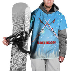 Накидка на куртку 3D с принтом Биатлон. Зима , 100% полиэстер |  | biathlon | биатлон | гонка | зимний спорт | кубок мира | олимпиада | спорт | спринт | чемпионат | чемпионат мира | эстафета