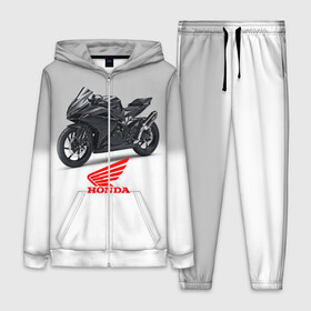 Женский костюм 3D с принтом Honda 3 ,  |  | honda | moto | мото | мотоцикл | мотоциклы | хонда