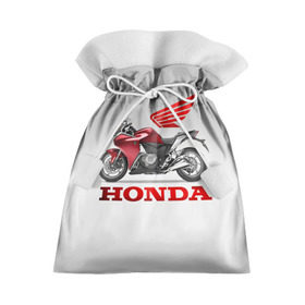 Подарочный 3D мешок с принтом Honda 2 , 100% полиэстер | Размер: 29*39 см | Тематика изображения на принте: honda | moto | мото | мотоцикл | мотоциклы | хонда