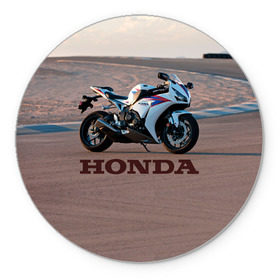 Коврик круглый с принтом Honda 1 , резина и полиэстер | круглая форма, изображение наносится на всю лицевую часть | honda | moto | мото | мотоцикл | мотоциклы | хонда