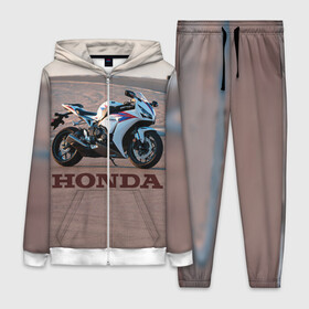 Женский костюм 3D с принтом Honda 1 ,  |  | honda | moto | мото | мотоцикл | мотоциклы | хонда