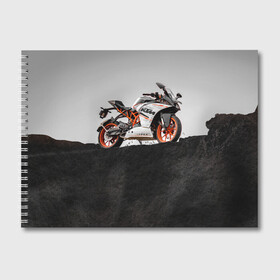 Альбом для рисования с принтом KTM 5 , 100% бумага
 | матовая бумага, плотность 200 мг. | ktm | moto | катээм | ктм | мото | мотоцикл | мотоциклы