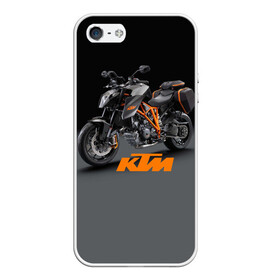 Чехол для iPhone 5/5S матовый с принтом KTM 4 , Силикон | Область печати: задняя сторона чехла, без боковых панелей | ktm | moto | катээм | ктм | мото | мотоцикл | мотоциклы