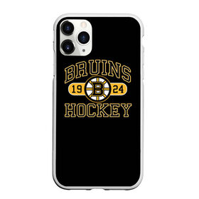 Чехол для iPhone 11 Pro матовый с принтом Boston Bruins , Силикон |  | Тематика изображения на принте: boston bruins | nxl | stanley cup | хоккей