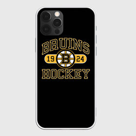 Чехол для iPhone 12 Pro Max с принтом Boston Bruins , Силикон |  | Тематика изображения на принте: boston bruins | nxl | stanley cup | хоккей