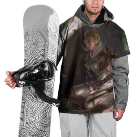 Накидка на куртку 3D с принтом Cave , 100% полиэстер |  | annie leonhardt | attack on titan | атака титанов | вторжение гигантов | энни леонхарт