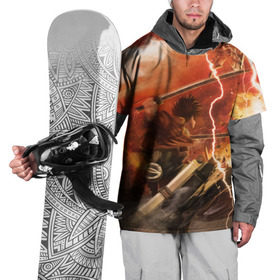 Накидка на куртку 3D с принтом Атака Титанов , 100% полиэстер |  | attack on titan | атака титанов | вторжение гигантов