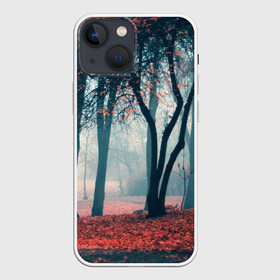 Чехол для iPhone 13 mini с принтом Осень ,  |  | autumn | bright | colors | forest | paint | trees | деревья | краски | лес | осень | цвета | яркие