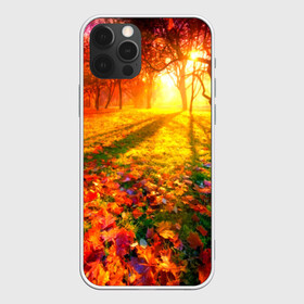 Чехол для iPhone 12 Pro с принтом Осень , силикон | область печати: задняя сторона чехла, без боковых панелей | autumn | bright | colors | forest | trees | деревья | краски | лес | лучи | осень | солнце | цвета | яркие