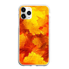 Чехол для iPhone 11 Pro матовый с принтом Осень , Силикон |  | autumn | bright | color | forest | leaves | maple | paint | trees | деревья | клен | краски | лес | листья | осень | цвета | яркие