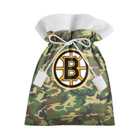 Подарочный 3D мешок с принтом Bruins Camouflage , 100% полиэстер | Размер: 29*39 см | boston bruins | camouflage | hockey | nhl | нхл | хоккей