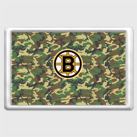 Магнит 45*70 с принтом Bruins Camouflage , Пластик | Размер: 78*52 мм; Размер печати: 70*45 | boston bruins | camouflage | hockey | nhl | нхл | хоккей