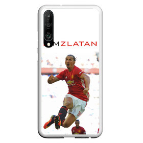 Чехол для Honor P30 с принтом IAmZlatan , Силикон | Область печати: задняя сторона чехла, без боковых панелей | am | i | zlatan | златан | ибрагимович