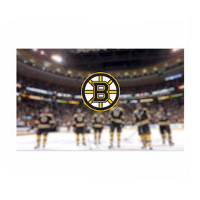 Бумага для упаковки 3D с принтом Boston Bruins , пластик и полированная сталь | круглая форма, металлическое крепление в виде кольца | бостон | брюинз