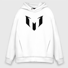 Мужское худи Oversize хлопок с принтом Месси (черная) , френч-терри — 70% хлопок, 30% полиэстер. Мягкий теплый начес внутри —100% хлопок | боковые карманы, эластичные манжеты и нижняя кромка, капюшон на магнитной кнопке | Тематика изображения на принте: barcelona | leo | lionel | messi | месси