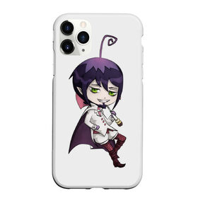 Чехол для iPhone 11 Pro Max матовый с принтом Blue Exorcist Мефисто , Силикон |  | ao no exorcist | демон | сатана | синий экзорцист