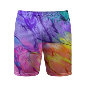 Мужские шорты 3D спортивные с принтом Абстракционизм 6 ,  |  | Тематика изображения на принте: краска | мазки | разноцветный | яркий
