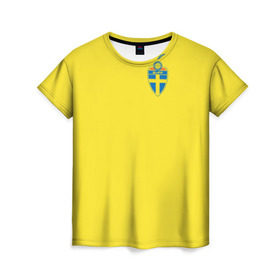 Женская футболка 3D с принтом Ибрагимович , 100% полиэфир ( синтетическое хлопкоподобное полотно) | прямой крой, круглый вырез горловины, длина до линии бедер | златан | манчестер | мю | футбол | швеция | юнайтед